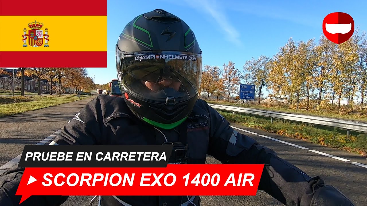 EXO 1400 Air - Prueba en carretera - Champion Helmets - YouTube