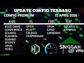 CONFIG UPDATE TERBARU UNLOCK SSH || CONFIG PREMIUM || AXIS XL INDOSAT TELKOMSEL || 15 APRIL 2026