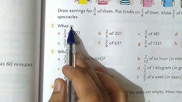 How to find fraction of a number|Chap.7 Ex.7C|CBSE Class 4 Math