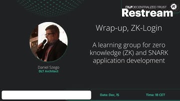 ZK Learning Group: Wrap-up, ZK login