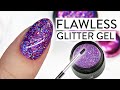 How To Apply Potted Glitter Gel! Full Coverage ✨ Glitter Gel Nails