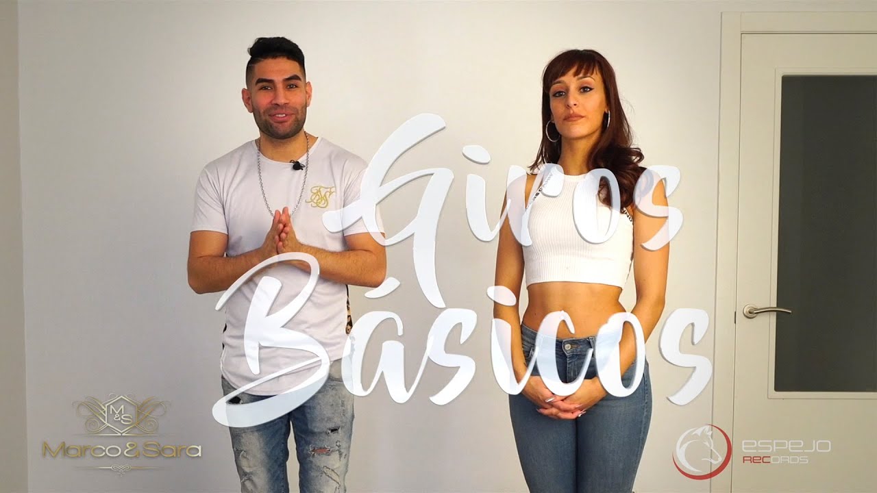 Como hacer tus GIROS BÁSICOS bailando Bachata / Marco & Sara tutoriales de bachata 03
