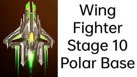 Wing Fighter Polar Base Stage 10 complete