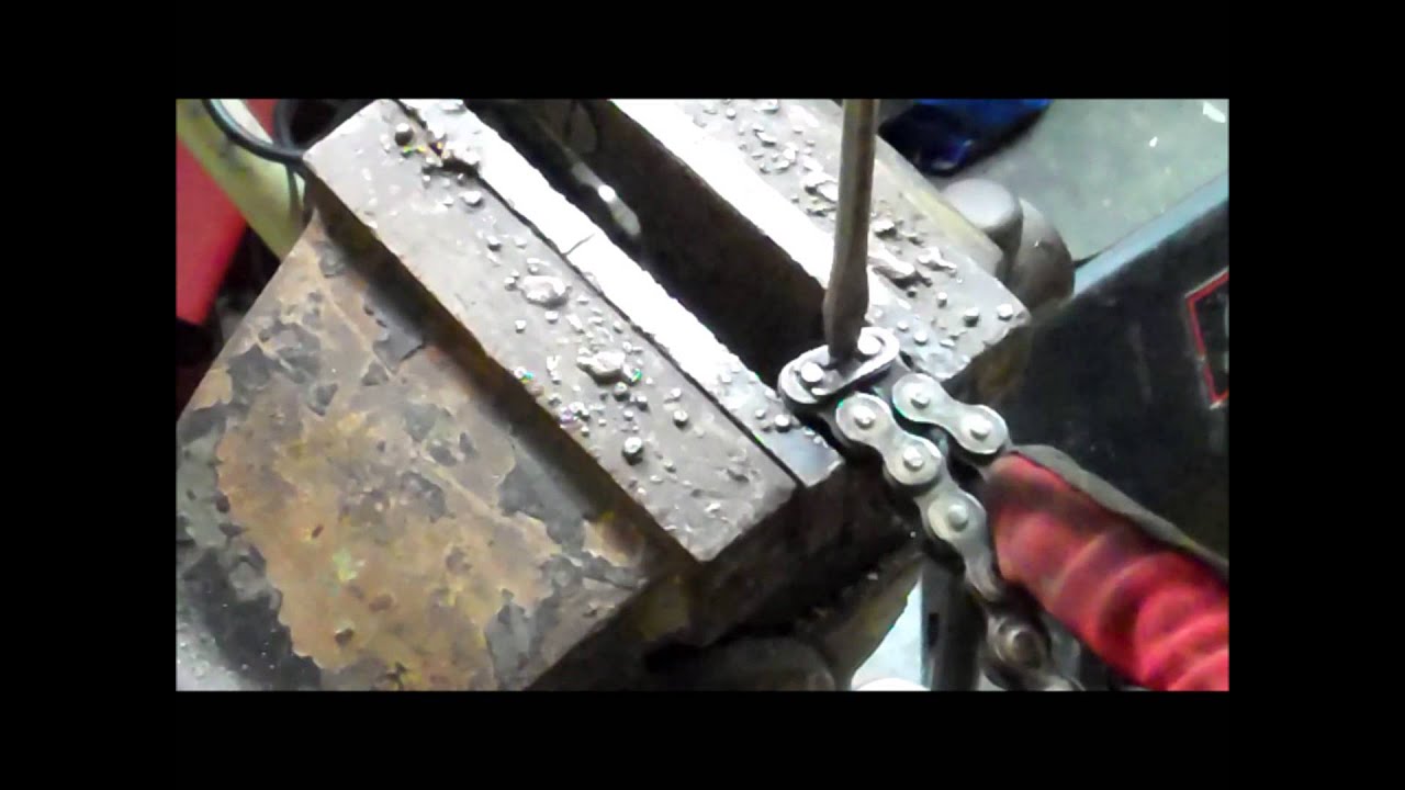 bike chain master link removal