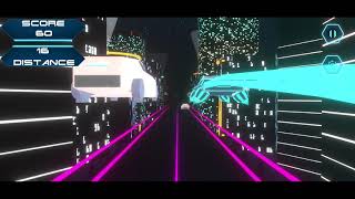 High Speed Neon Car Endless | Driving Simulator Game |Futurealiti screenshot 4