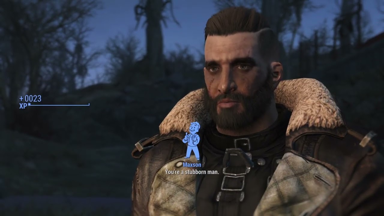 Probably the best voice acting in fo4 (danse vs elder maxson FO4) 