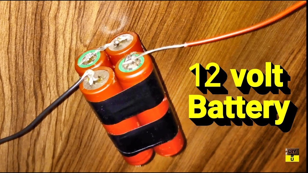 How to make a 12 Volt Battery - YouTube