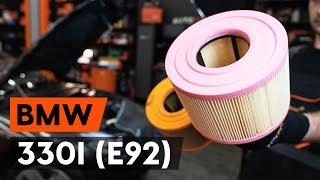 Cómo reemplazar Elemento filtro de aire 3 Coupe (E92) - vídeo manual paso a paso