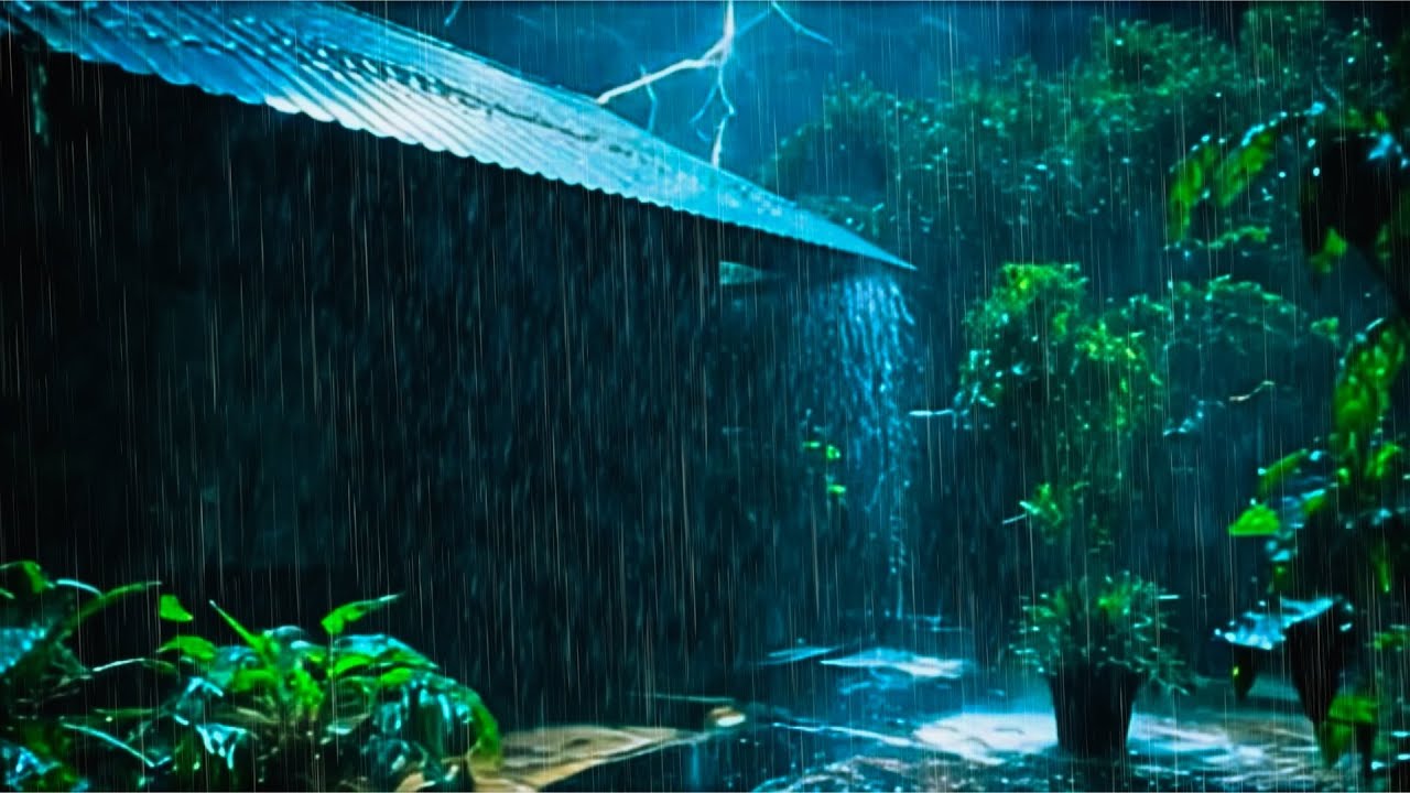 Sleep Through the Storm with Super Heavy Rain & Powerful Thunder Sounds ...