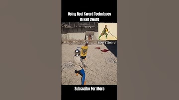 Using Real Sword Techniques: One Strike Is All It Takes | Half Sword Playtest #halfsword