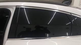 Hyundai Sonata тонировка от К-6 Ultra vision Black one
