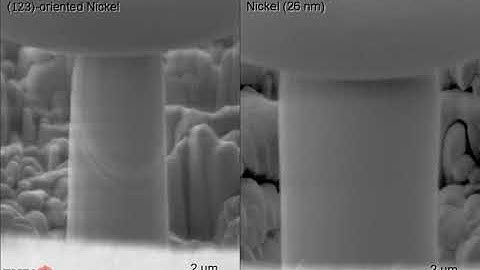 Strain Rate Jump Microcompression of Single and Nanocrystalline Nickel