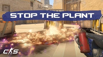 CS2 Mirage - How to STOP the plant on A SITE!