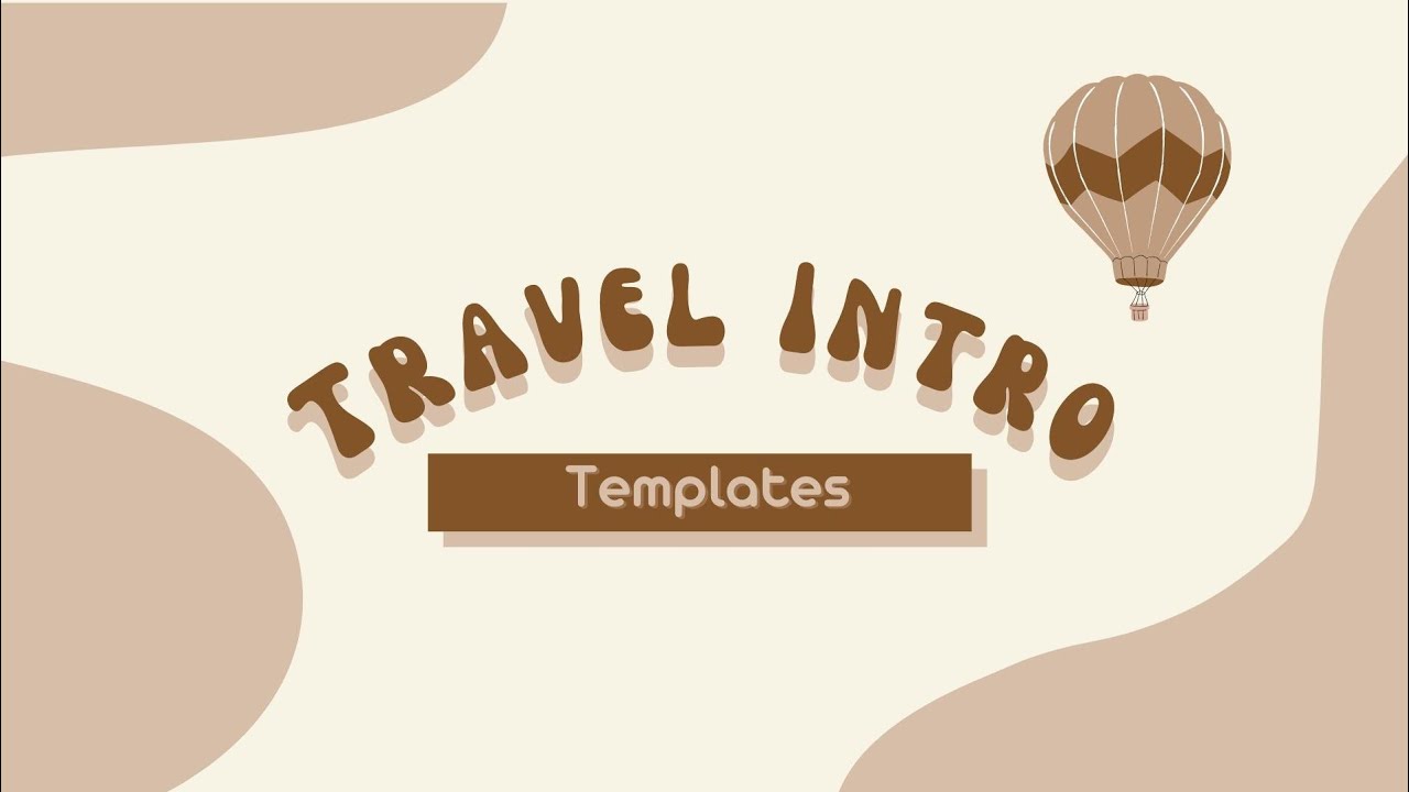 Travel Intro Template Free