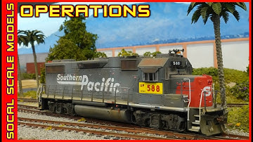 Operations | Staging Cars with the GP38-2 for Pickup by the Local