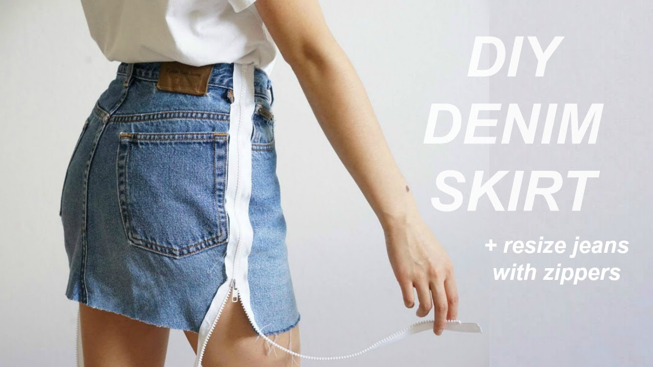 denim skirt from jeans