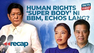 Seryoso ba? Human rights 'super body' ni Marcos Jr.