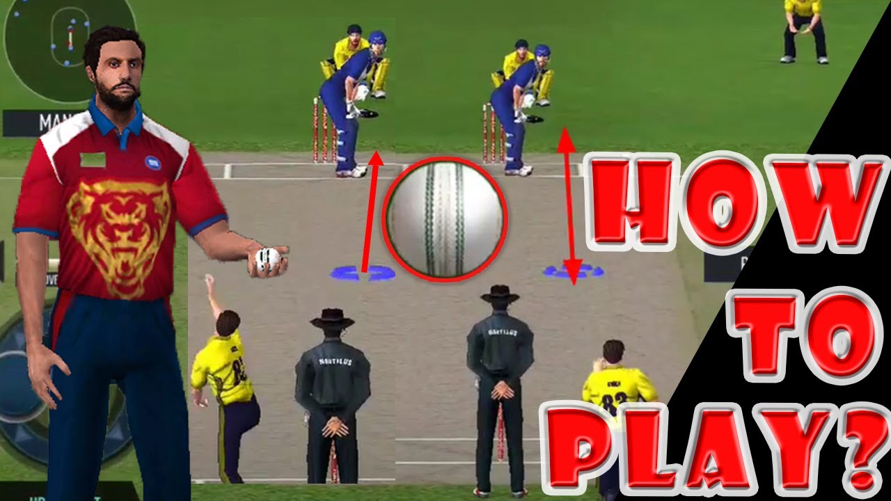 rc20 how to play slow straight short bowl | rc22 | real cricket 20 ...