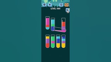 Water Color Sort Level 5161 WalkThrough Solution