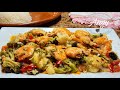 💥 Camarones 🦐 al Vapor con Vegetales y Queso Oaxaca 💯 | La Cocina de Angy