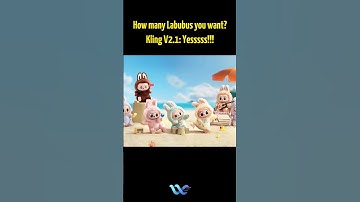 How many Labubus you want? Kling V2.1: Yesssss!!! Kling V2.1 is LIVE on #wavespeedai !! #ai #labubu