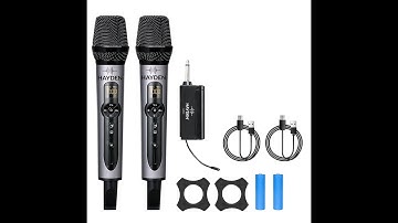 hayden EC02 UHF Wireless Handheld Dynamic Microphone System with Echo Control and Mini Portable