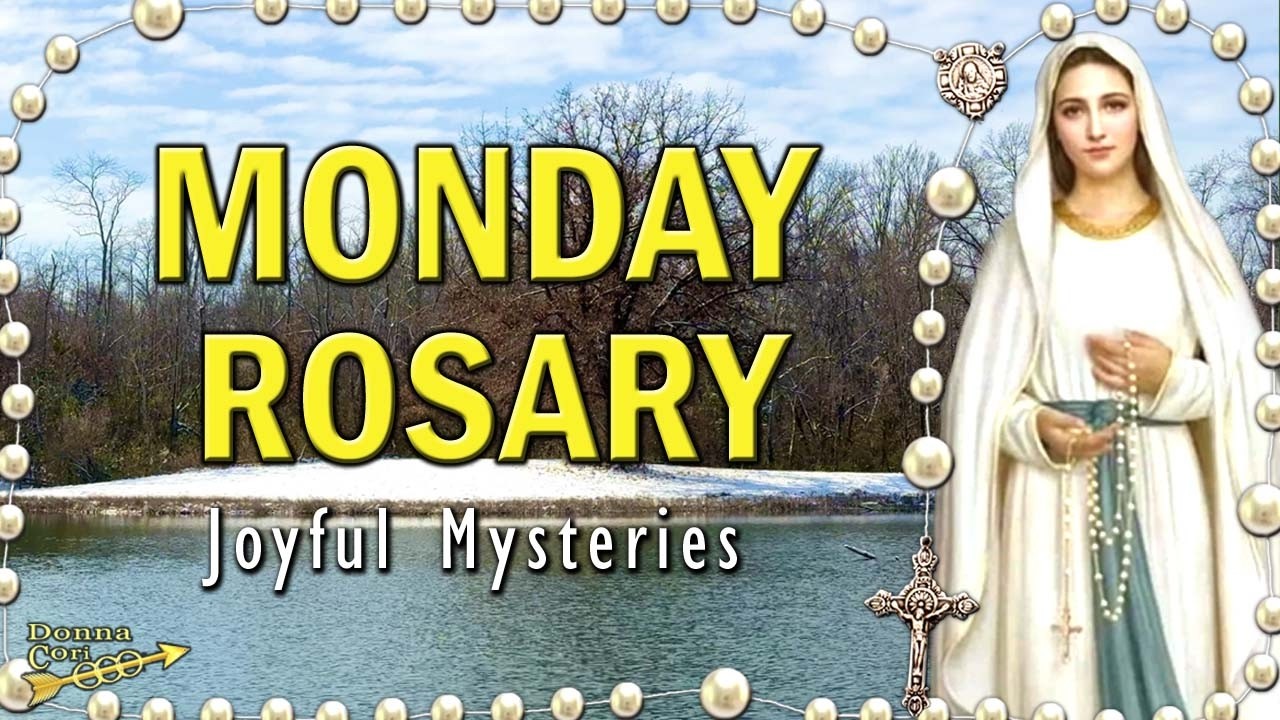 Holy Rosary JOYFUL Mysteries | MONDAY Rosary Prayer for Peace & Family Devotion, WINTER Tree