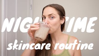 NIGHT TIME SKINCARE ROUTINE | Get Un-Ready with me, Holy Grail Skincare, Book Recommendations