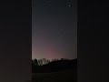 Aurora and Weird Cluster of Meteors Again?