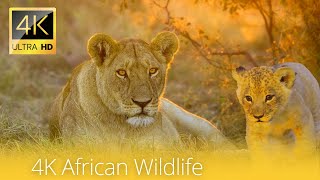 African Wildlife in 4K Ultra HD Video with Relaxing Music  🐾 Wildlife Documentary Part 3