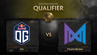 OG vs Nigma Game 2 - TI10 EU Qualifiers: Losers&#39; Finals w/ SUNSfan &amp; SyndereN