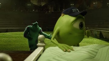 Monsters University - Sulley cheated in Scare Games scene