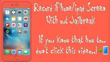 How to record iPhone/iPad screen without Jailbreak...!📲