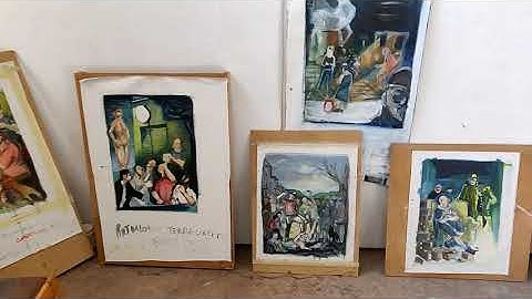 LINDENLEI OPEN STUDIOS teaser: in the studio of visual artist KRISTOF VAN HEESCHVELDE