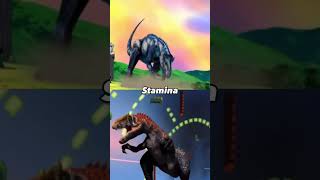 Dinosaur King Cryolophosaurus Vs Saurophaganax #shorts #1v1 #dinosaur #dinosaurking