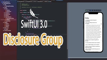 Disclosure Group & hide/show content in List  | SwiftUI 3.0 | Working with List 2 (part 5)