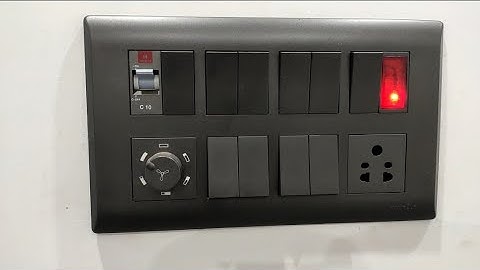 Havells Modular Switch Board#interiordesign #interior #havellsindia #electricity #wiring