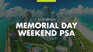 Memorial Day Weekend PSA 2018 (Generic)