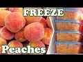 How To Freeze Fresh Peaches