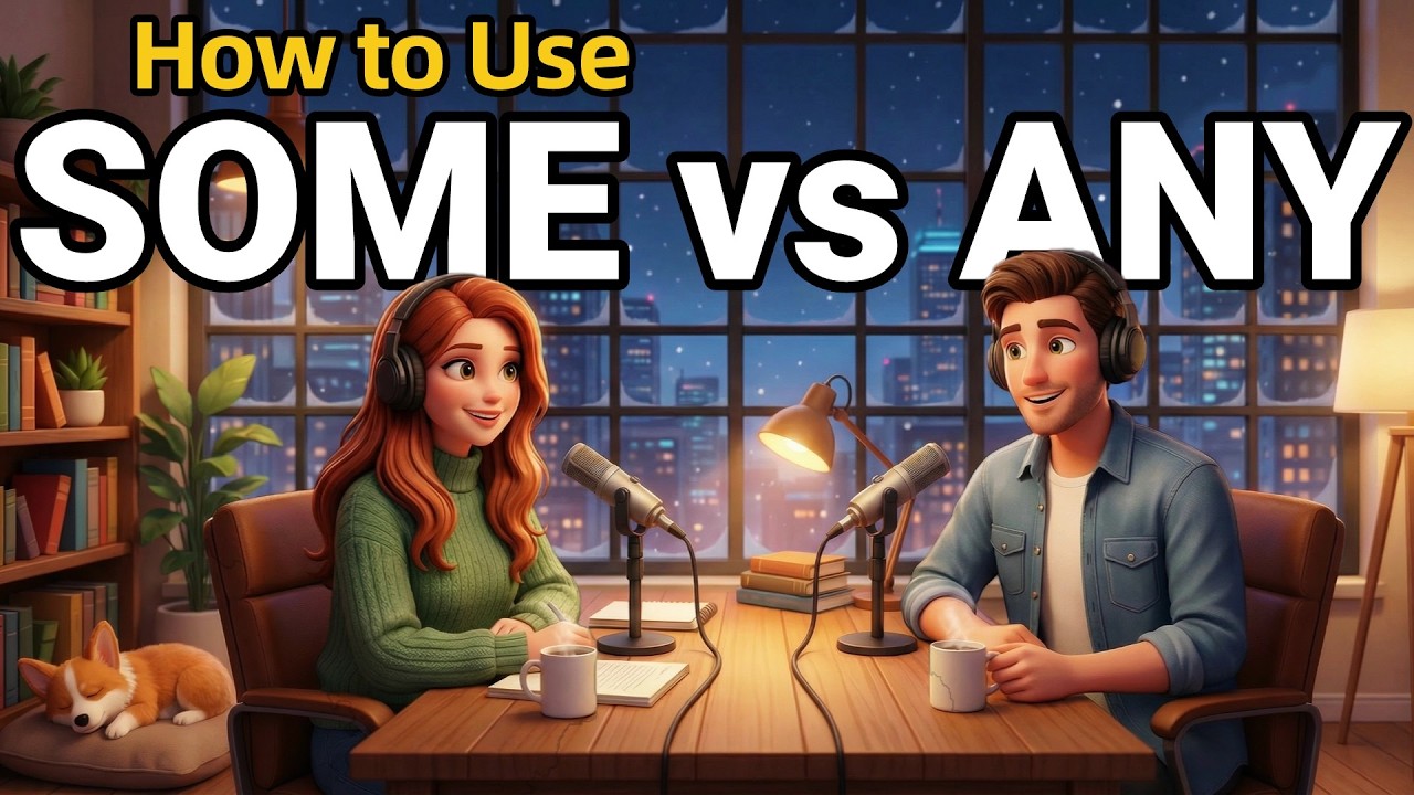 How to Use SOME and ANY in Everyday English | Daily English Conversations | English Podcast