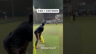 Box Cricket Three six = Three Different Batsmen #cricket #shorts #sports #reels #ipl