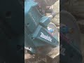 Makita DCE090 curved stone cut