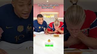 Mbappé didn't expect to get played at his own game🤣 #haaland #mbappe