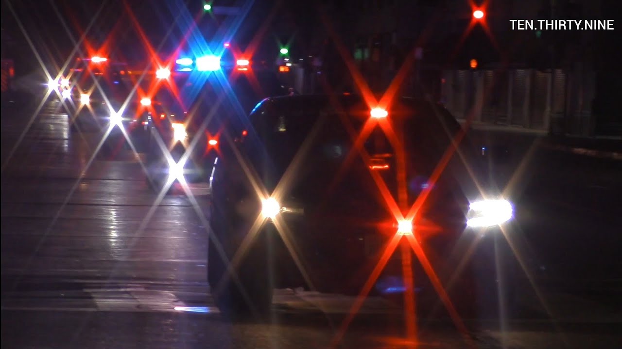 CALIFORNIA HIGHWAY PATROL MOBILIZED UNITS RESPONDING CODE 3 - YouTube