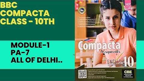 BBC Class 10 Module-1|PA-7 All of Delhi..|Solved