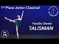 1st Place Winner Natalie Steele Age 14 - Talisman - YAGP San Diego USA Semi-Final Ballet Competition