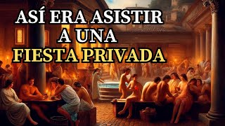 Así era ASISTIR a una FIESTA PRIVADA en la Antigua Roma