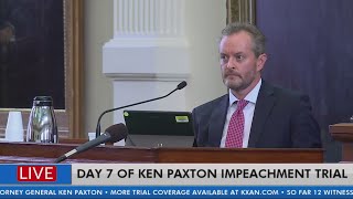Prosecutor calls it 'screw-up' to rest his case in Paxton impeachment trial