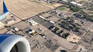 United Boeing 737 MAX8 takeoff Albuquerque (ABQ) to Denver (DEN) RWY 08 5-31-2026