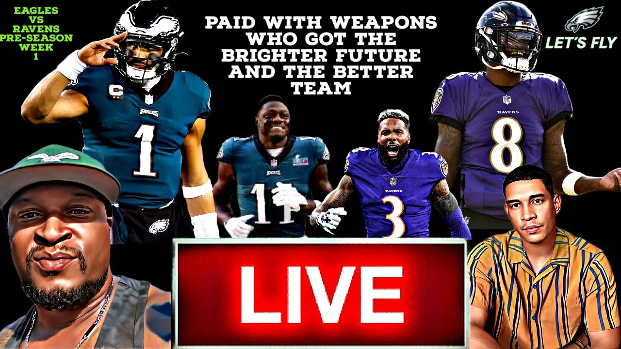 EAGLES VS RAVENS PREGAME SHOW PAID WITH WEAPONS, WHO WILL HAVE BETTER